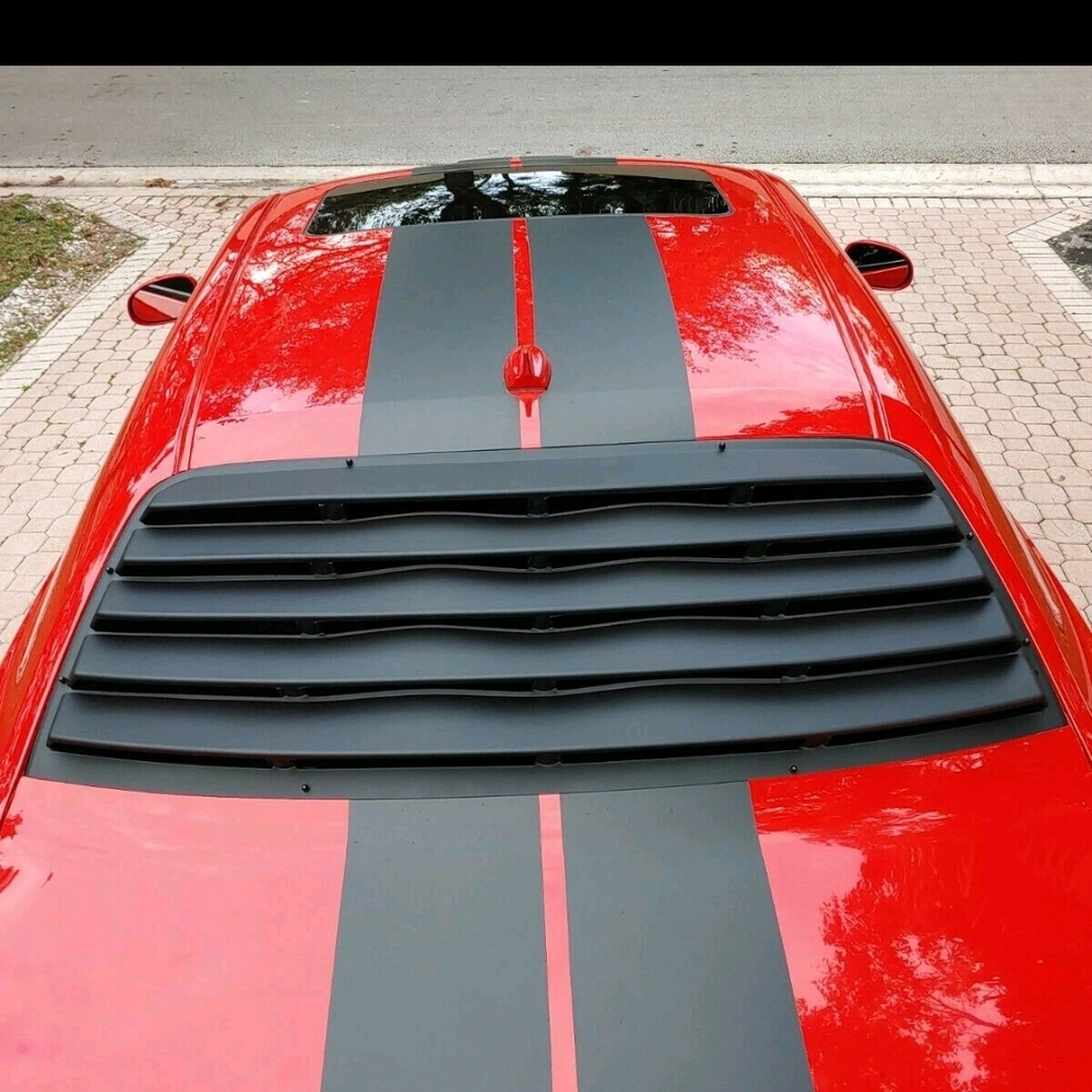 Black Rear Window Louvers New In Box - Picture 7 of 11